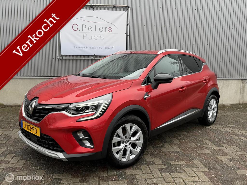 Renault Captur VERKOCHT 1.0 TCe 100 Bi-Fuel LPG Intens 2020, Voorwielaandrijving, Gebruikt, Euro 6, Leder en Stof