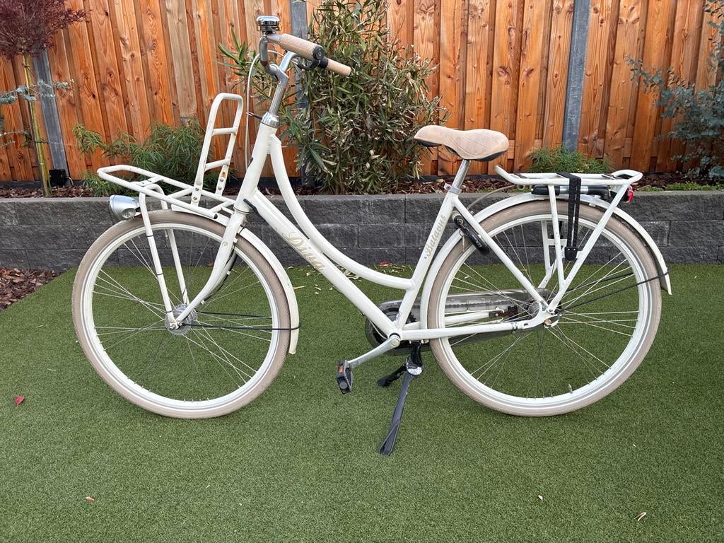 Batavus Diva Damesfiets - 3 versn, naafdynamo, terugtraprem, Ophalen, Terugtraprem, Gebruikt, Versnellingen