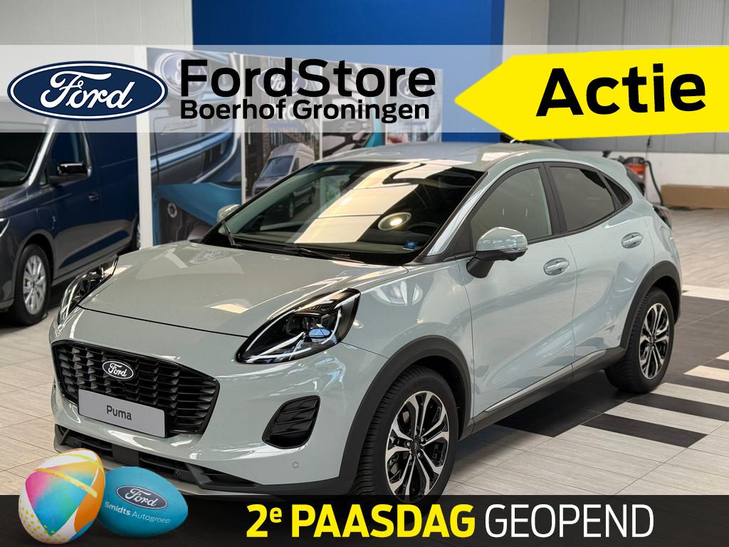 Ford Puma EcoBoost Hybrid 155pk Titanium | Winterpack | Adap, Stof, 665 kg, Bedrijf, 155 pk