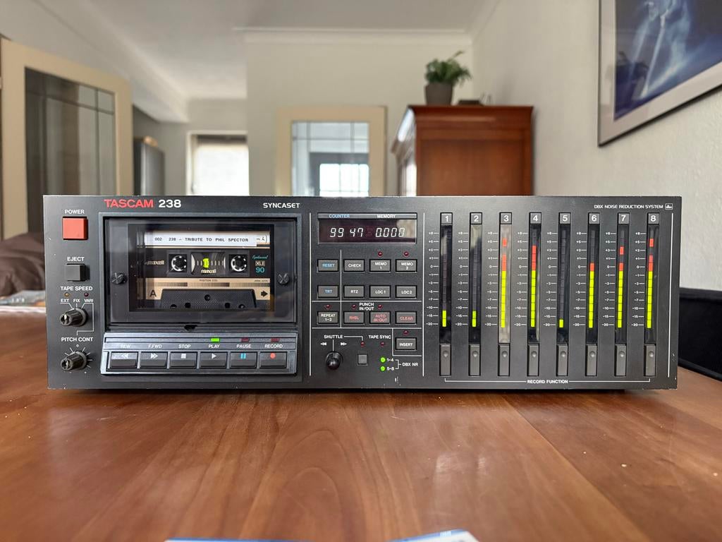 TASCAM 238 Syncaset - 8-sporen recorder, Ophalen, Enkel, Overige merken