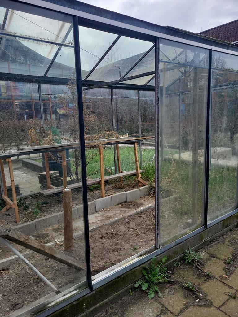 Gezocht: reparatie van kas, Staal, Gebruikt, Kweekkas, Ophalen of Verzenden