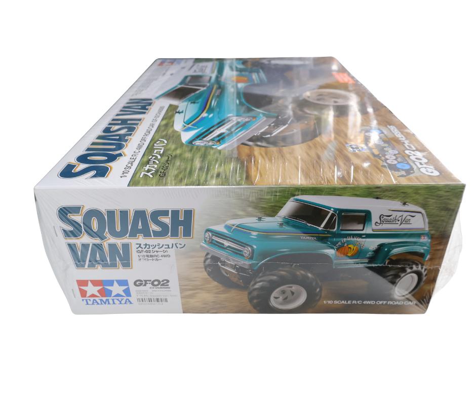 Tamiya 58725 1:10 RC Squash Van 4WD GF-02, Elektro, Auto offroad, Nieuw, Ophalen of Verzenden