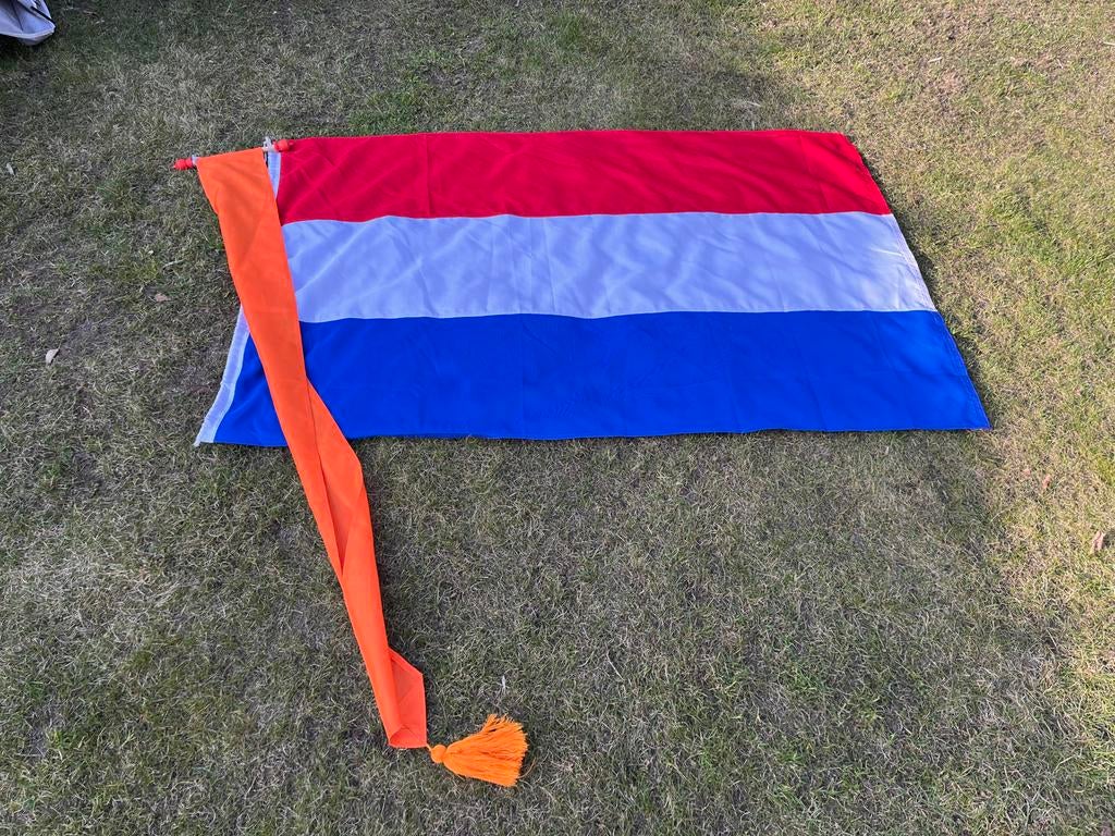 Nederlandse vlag met wimpel, Ophalen of Verzenden, Zo goed als nieuw