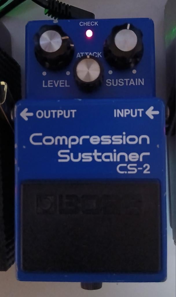 Boss CS-2 Compression Sustainer., Muziek en Instrumenten, Effecten, Ophalen of Verzenden, Gebruikt