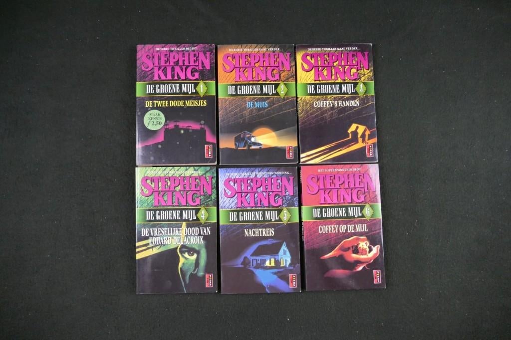 6x Stephen King: De groene mijl, Gelezen, Stephen King, Verzenden, Nederland