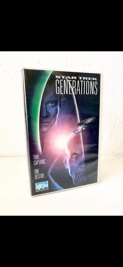 VHS:  ‘STAR TREK:  GENERATIONS’  (1994), Cd's en Dvd's, VHS | Film, Alle leeftijden, Ophalen of Verzenden, Zo goed als nieuw, Science Fiction en Fantasy