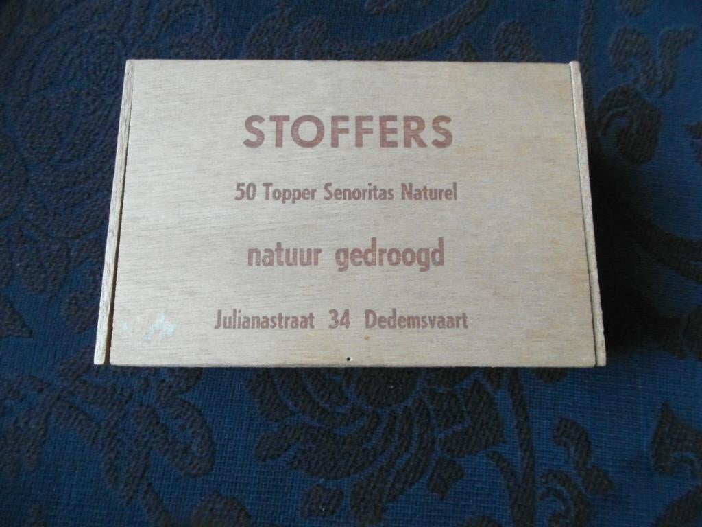 Senoritas Naturel sigarendoos, Ophalen of Verzenden, Nieuw, Tabaksdoos of Verpakking