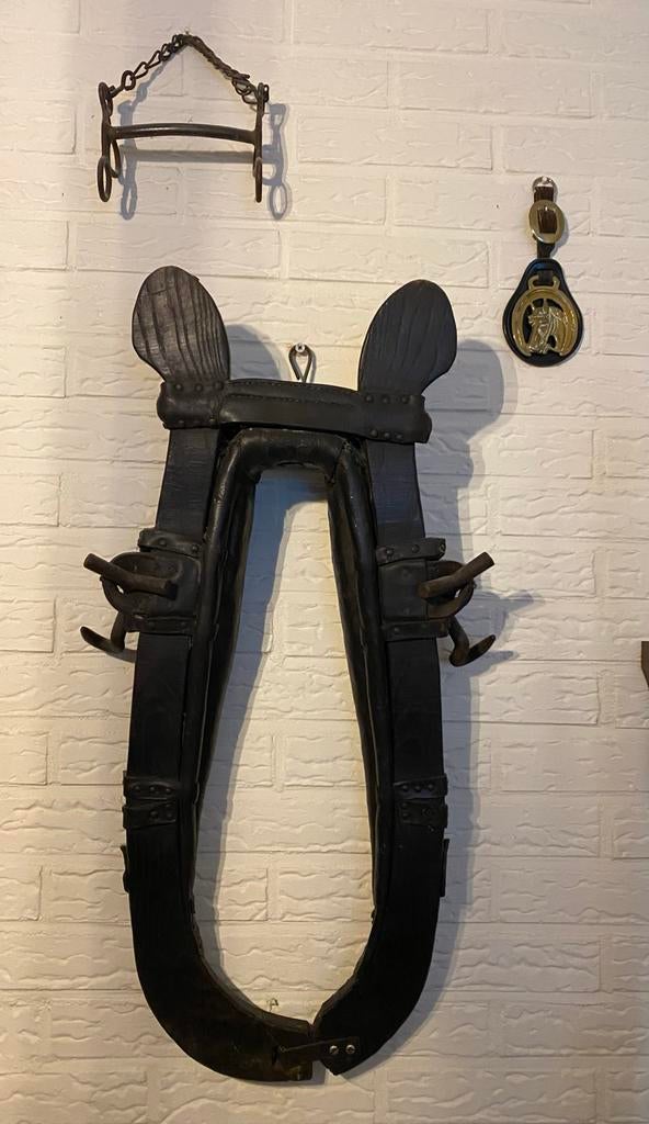 Authentieke houten paardenjuk / paardentuig, Ophalen of Verzenden, Gebruikt, Overige soorten