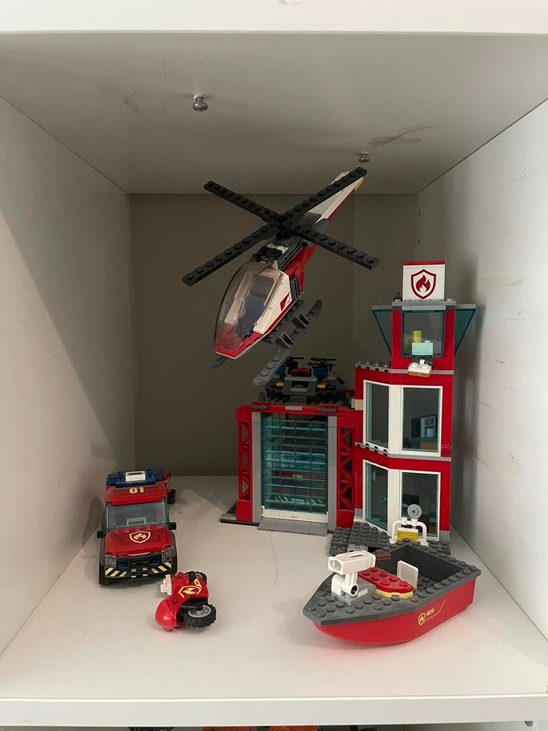 Lego brandweer, Kinderen en Baby's, Speelgoed | Duplo en Lego, Ophalen, City, Lego, Zo goed als nieuw