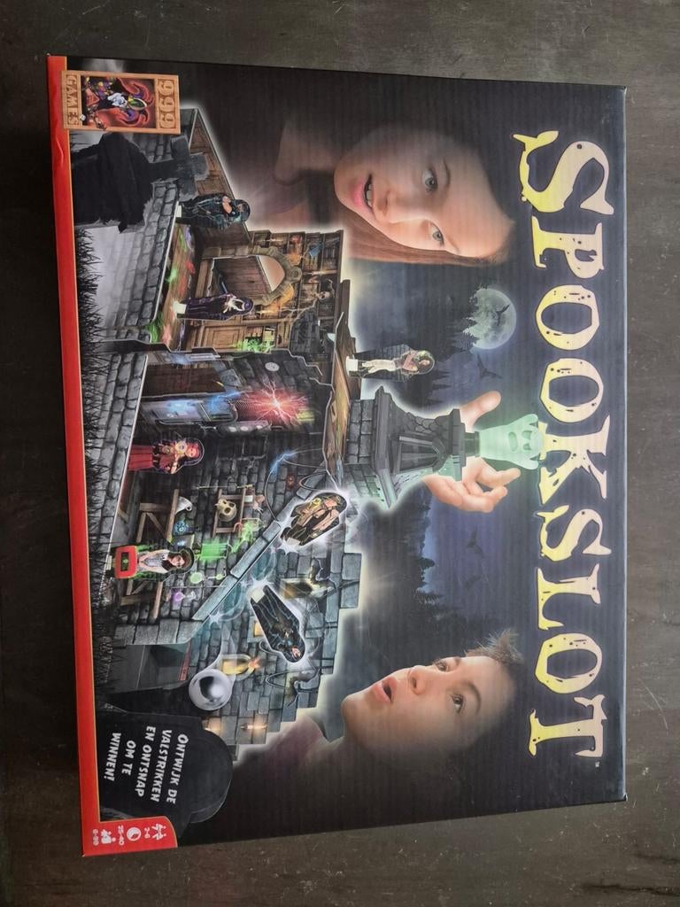 Spookslot Bordspel - Ontsnap uit het Spookhuis!, Hobby en Vrije tijd, Gezelschapsspellen | Bordspellen, Ophalen of Verzenden, Zo goed als nieuw