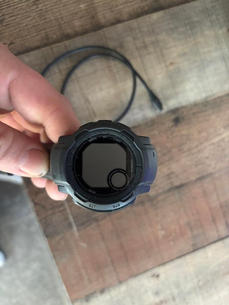 garmin instinct 2, Sieraden, Tassen en Uiterlijk, Sporthorloges, Ophalen of Verzenden, Zo goed als nieuw, Zwart, Android