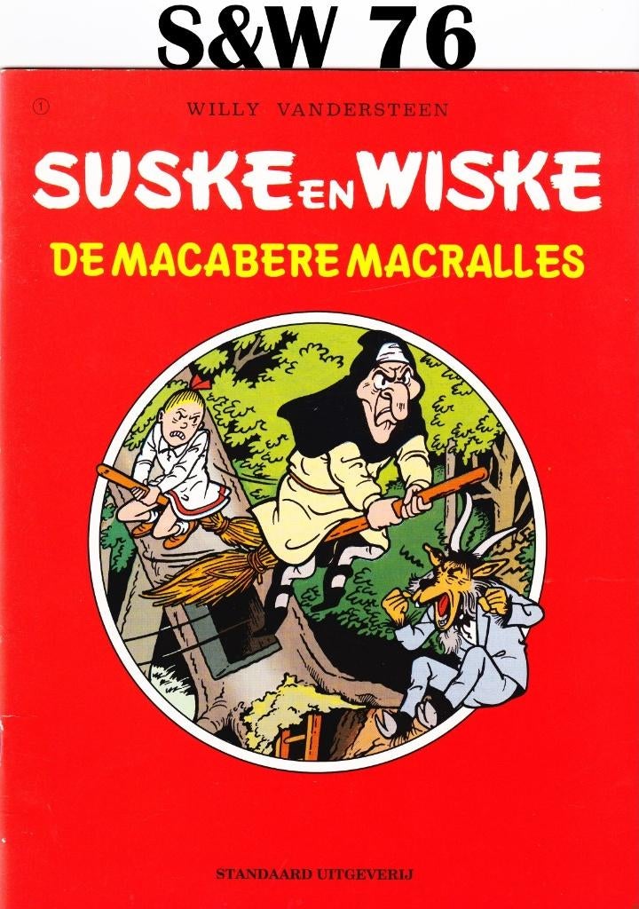 S&W 76 Suske en Wiske : De Macabere Macralles (Albert Heijn), Eén stripboek, Ophalen of Verzenden, Zo goed als nieuw