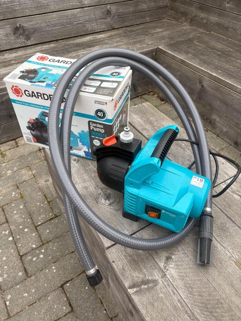 Gardena waterpomp 3000/4. ZGAN, Ophalen of Verzenden, Zo goed als nieuw, Besproeiingspomp