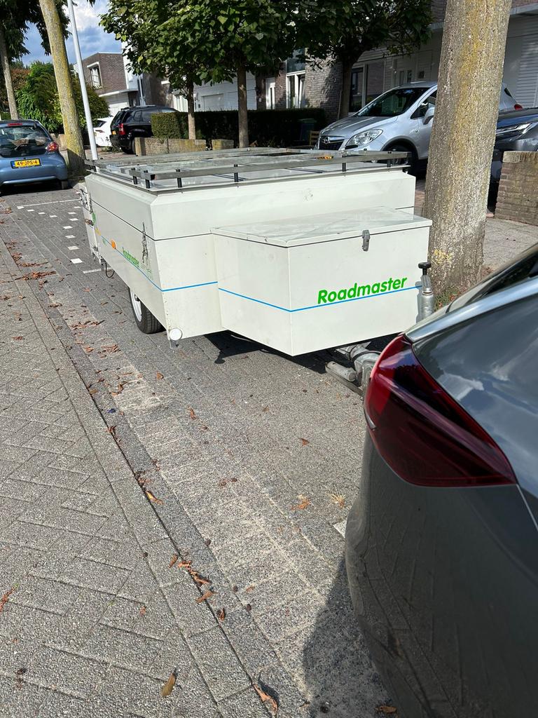 Roadmaster S Vouwwagen - Ideaal voor startende kampeerders, Caravans en Kamperen, Vouwwagens, Tot en met 3, Groen, Ophalen, Overige merken