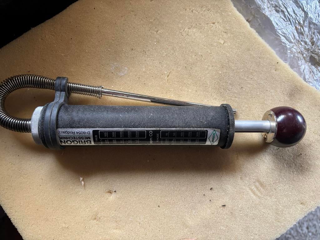 Brigon Messtechnik D-6054 Rodgau 2 - Druk/Vacuümmeter, Doe-het-zelf en Verbouw, Meetapparatuur, Gebruikt, Druk, Ophalen of Verzenden