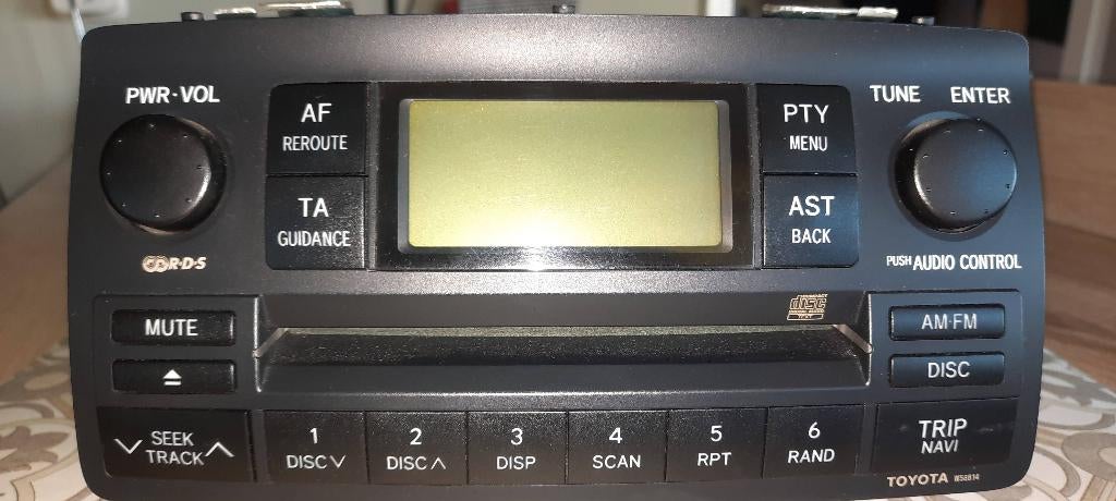 Autoradio/cd  Toyota Corolla 2005, Ophalen, Gebruikt