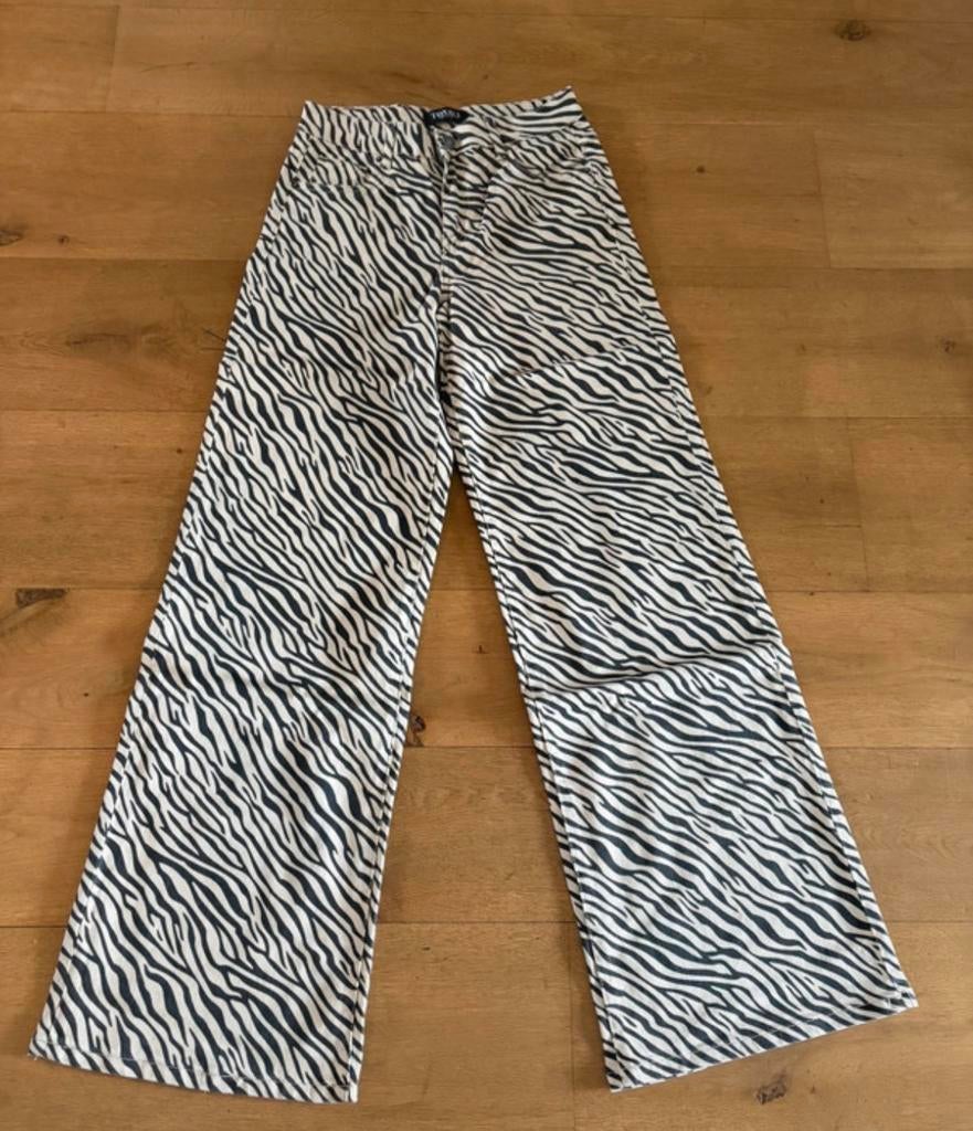 Denim serie dames zebra print xs/s/m/l/xl, Kleding | Dames, Broeken en Pantalons, Zwart, Ophalen of Verzenden, Zo goed als nieuw