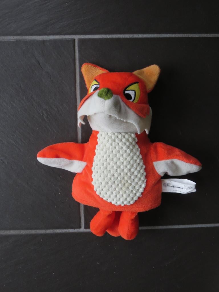 Handpop Lowieke de Vos, Fabeltjeskrant, ca 25cm groot., Ophalen of Verzenden, Zo goed als nieuw, Ontdekken