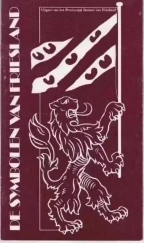 De Symbolen van Friesland Vlag en Wapen Volkslied, Ophalen of Verzenden, Zo goed als nieuw
