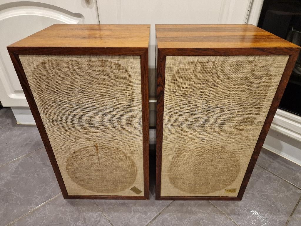 Set Acoustic Research AR5 lege kasten., Gebruikt, Minder dan 60 watt, Front, Rear of Stereo speakers, Ophalen