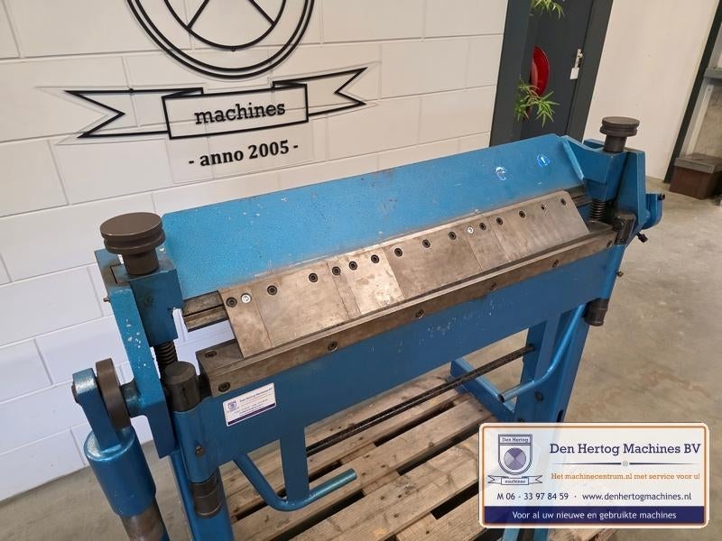 Aboga 1020x2mm 870mm aanwezig vingerzetbank voetklemming, Ophalen, Gebruikt