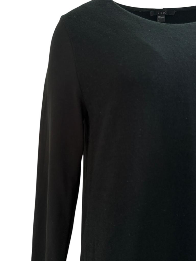 COS jurk L, Ophalen of Verzenden, Zo goed als nieuw, Onder de knie, Groen