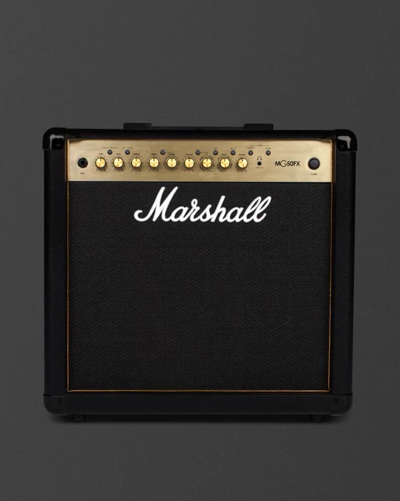 MARSHALL MG50FX 50 WATT COMBO & VOETSCHAKELLAR, Ophalen, Nieuw, 50 tot 100 watt