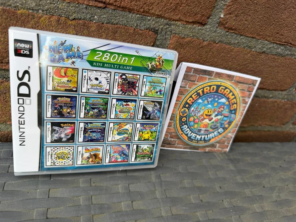 280-in-1 Nintendo (3)DS Game Kaart | Pokémon & Mario | NIEUW, Nintendo, Nintendo, 1 speler, Nieuw