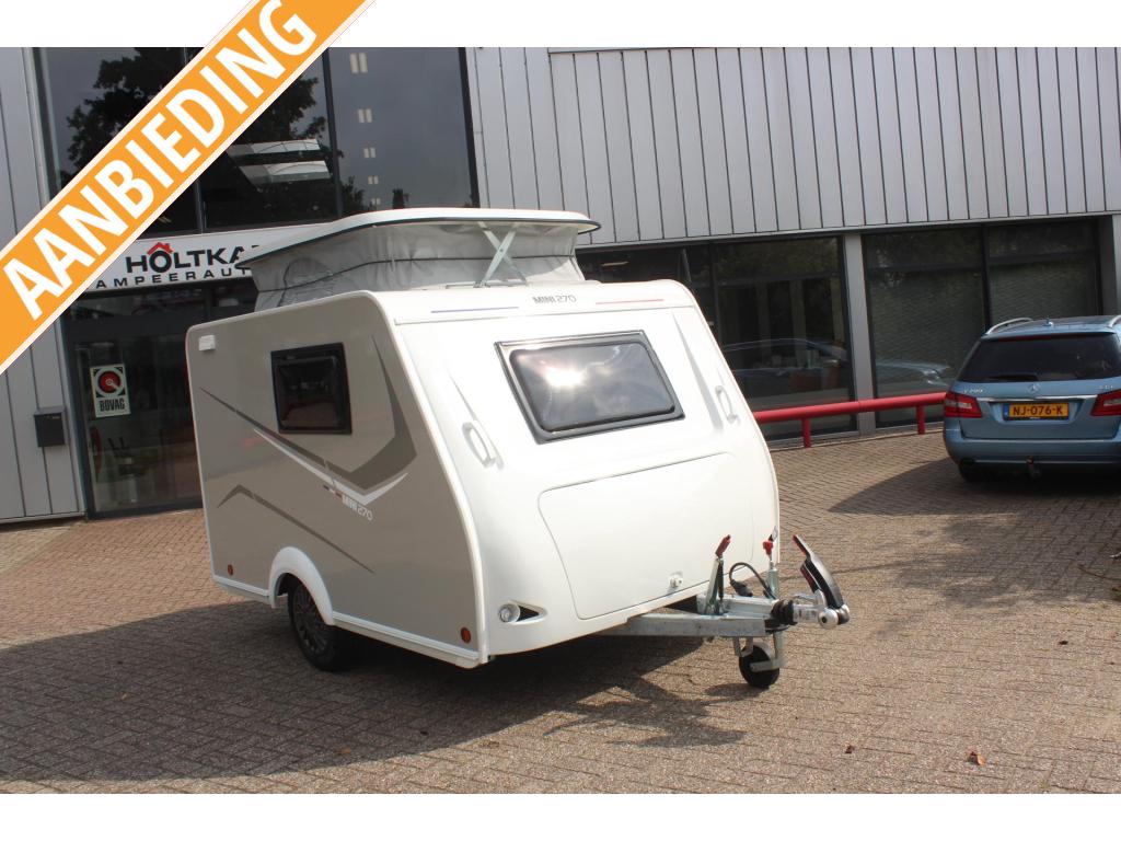 Trigano Mini Freestyle 270 MODEL 2025 AANBIEDING, Caravans en Kamperen, Caravans, Standaardzit, Koelkast, Trigano, Tot en met 2