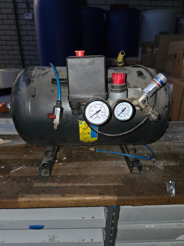 Compressor, Ophalen, Gebruikt, 10 bar of meer, Minder dan 200 liter/min