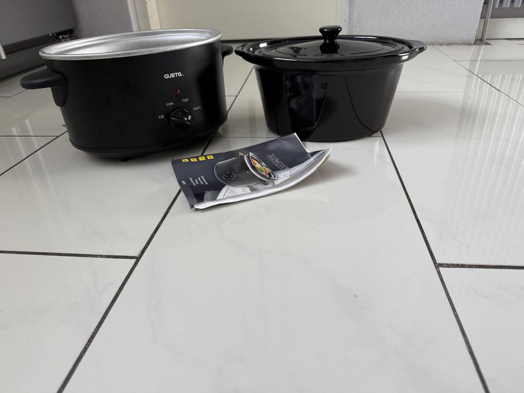 Gusta slowcooker nooit gebruikt, Witgoed en Apparatuur, Slowcookers, Ophalen of Verzenden, Zo goed als nieuw