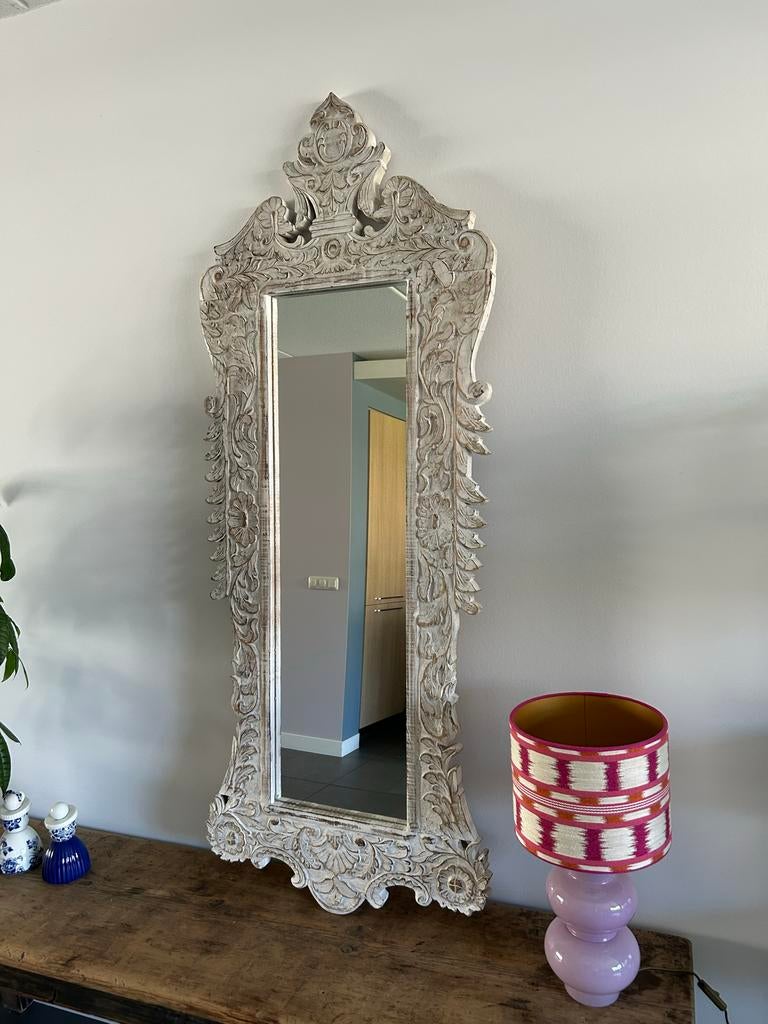 Grote PTMD spiegel 165x65 cm - Sierlijk & Stijlvol, Ophalen, Gebruikt, 150 tot 200 cm, Rechthoekig