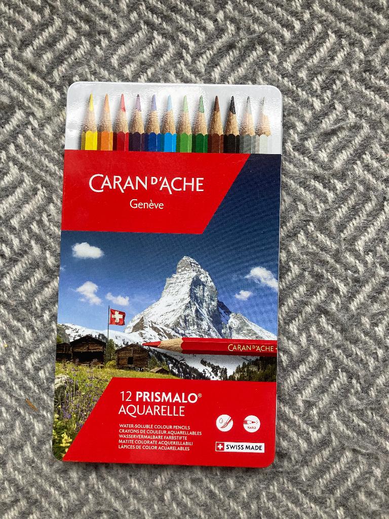 12 Prismalo aquarelpotloden Caran d’Ache (zo goed als nieuw), Ophalen of Verzenden, Zo goed als nieuw, Potlood of Stift