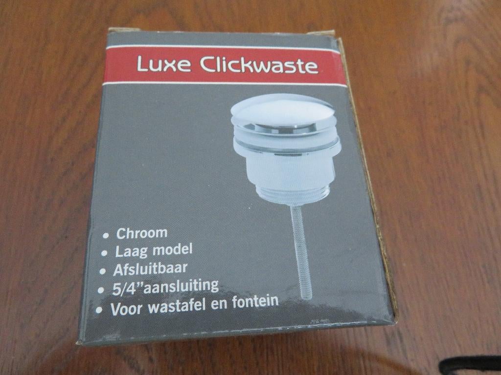 Luxe clickwaste, Ophalen, Nieuw, Koper, Wastafel