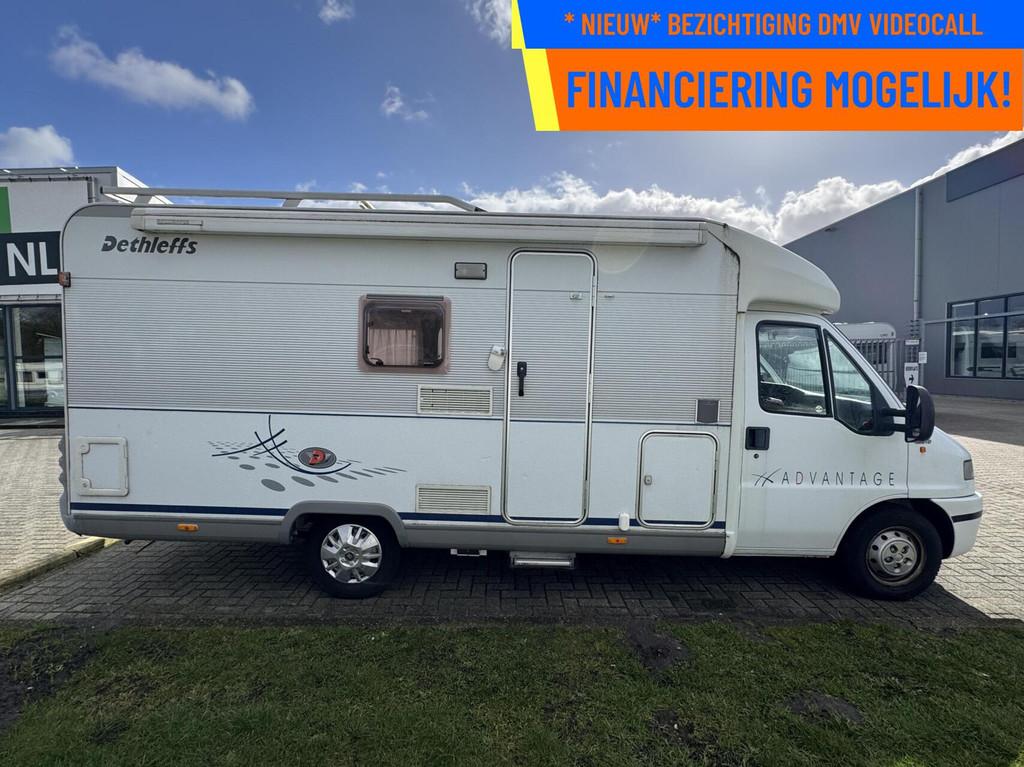Fiat DETHLEFFS ADVANTAGE FRANSBED, 168211 KM, MEENEEMPRIJS!, Caravans en Kamperen, Campers, Bedrijf, Koelkast, Elektrische ramen
