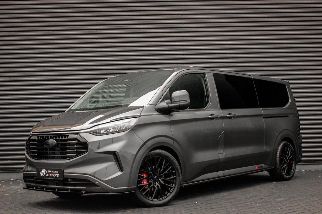 Ford Transit Custom 2.0 TDCI L2H1 170PK Limited DC / DUBBEL, Auto's, 4 cilinders, 2500 kg, Leder, Diesel