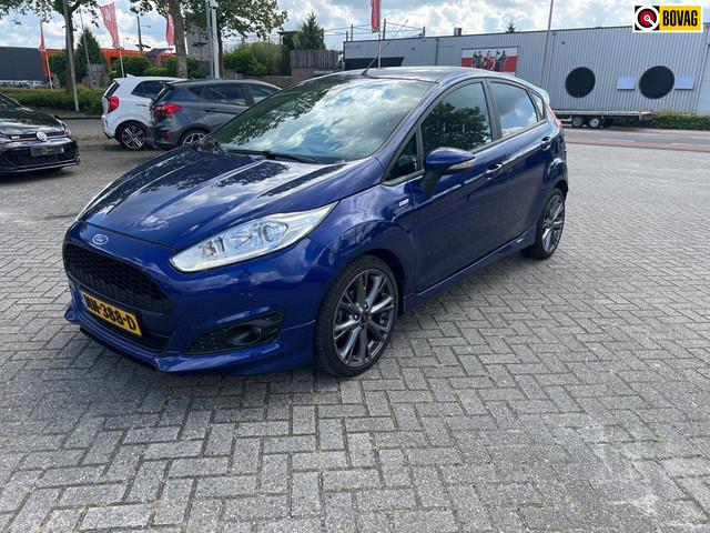Ford Fiesta 1.0 EcoBoost ST Line, Voorwielaandrijving, Blauw, 23 km/l, Origineel Nederlands