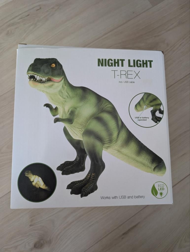 Nachtlamp T rex, Ophalen of Verzenden, Minder dan 50 cm