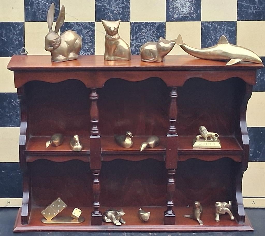 Vitrinekast. Vintage.  44/31/9.5 cm., Ophalen, Met plank(en), Minder dan 50 cm, 150 tot 200 cm