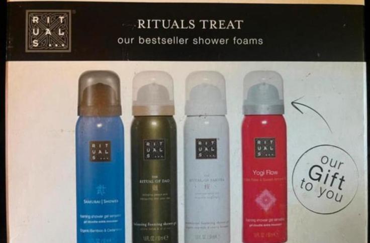 Vier nieuwe Rituals mini foams, Ophalen, Zo goed als nieuw, Overige typen