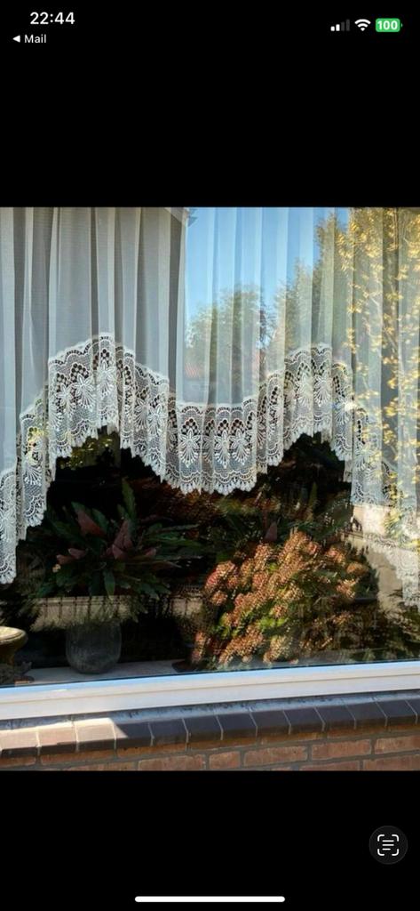 M vitrage nieuw!, 200 cm of meer, Klassiek, Nieuw, Ophalen of Verzenden