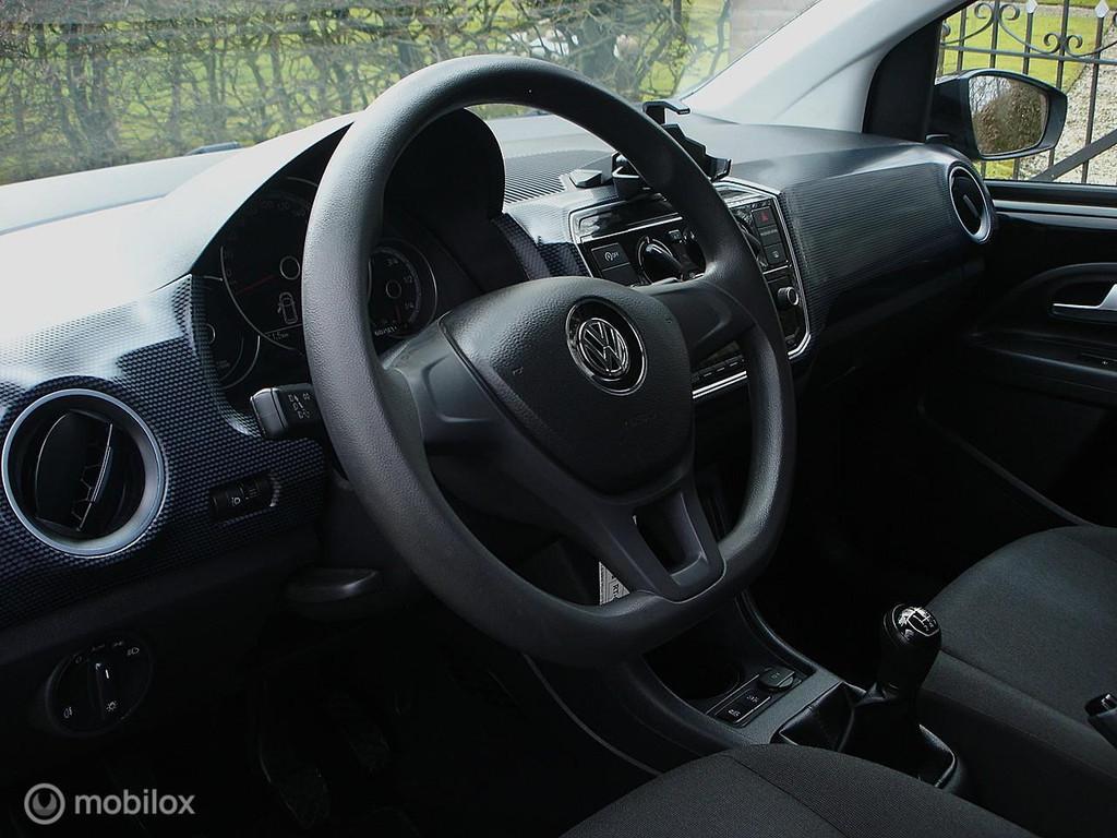 Volkswagen 1.0 Move Up! BMT Bj 2018' Airco|LED|5-Dr|Orig NL, Voorwielaandrijving, Gebruikt, Zwart, Origineel Nederlands