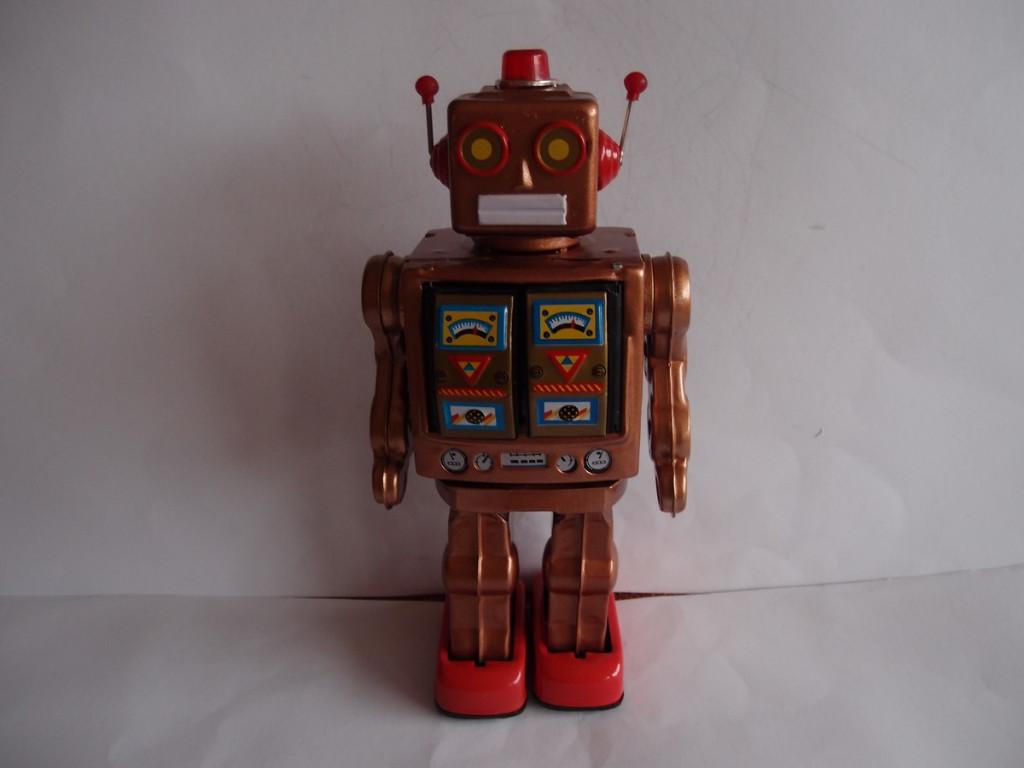 Oude blikken Space Walk Man Robot. China, jaren''2000''s, Verzamelen, Ophalen of Verzenden, Zo goed als nieuw