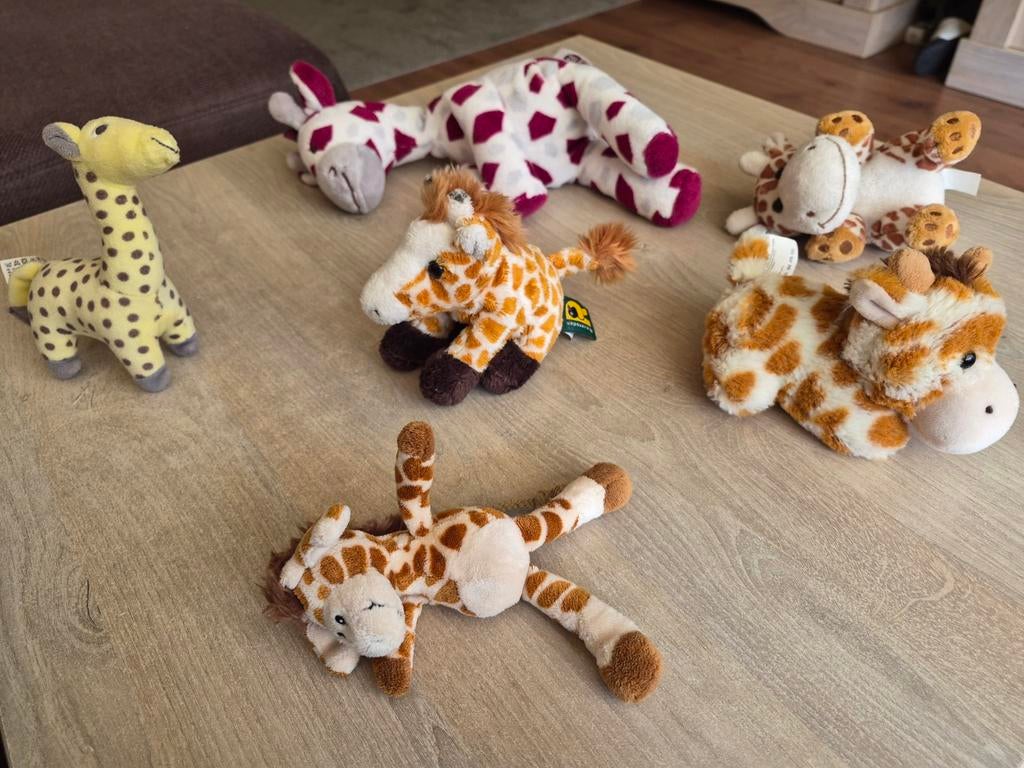 Giraffen knuffels., Ophalen of Verzenden, Zo goed als nieuw, Overige typen