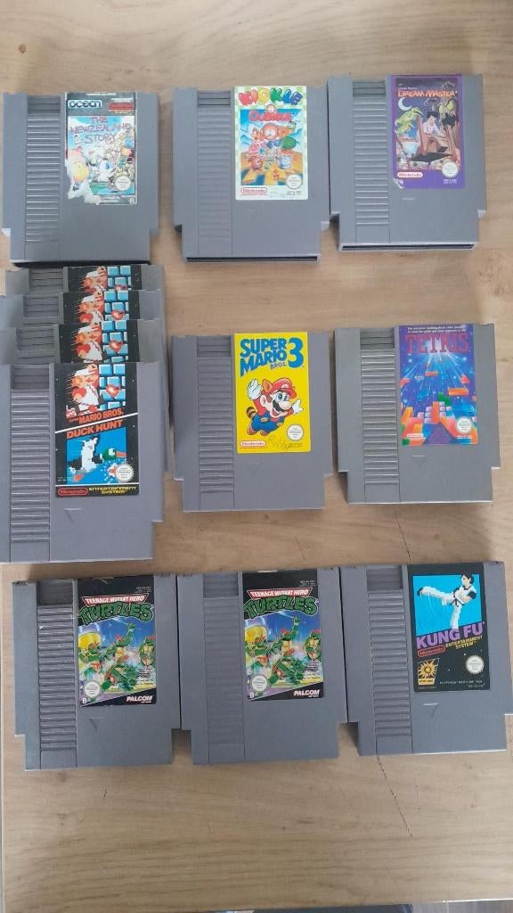 NES nintendo spellen te ruil, 1 speler, Ophalen, Gebruikt, Vanaf 3 jaar