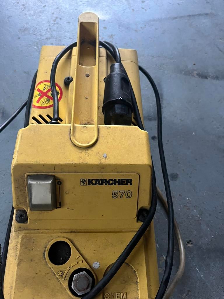 Kärcher hogedrukreiniger, Tuin en Terras, Ophalen of Verzenden, Zo goed als nieuw, Elektrisch