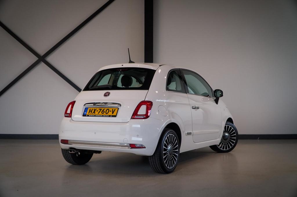 Fiat 500 0.9 TwinAir Turbo Lounge | Panorama | Navigatie | C, Voorwielaandrijving, Gebruikt, Leder en Stof, Origineel Nederlands