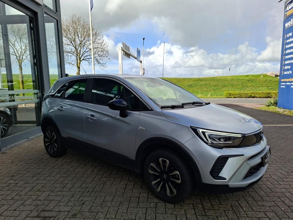 Opel CROSSLAND 1.2 TURBO ELEGANCE 110PK  AIRCO NAVI LMV CARP, Gebruikt, Start-stop-systeem, 1199 cc, Bedrijf