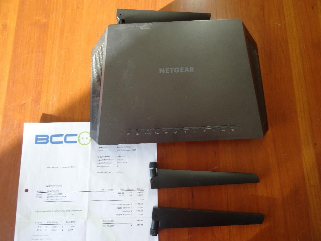 Netgear R7000 router, Ophalen of Verzenden, Zo goed als nieuw, Router, Netgear Nighthawk