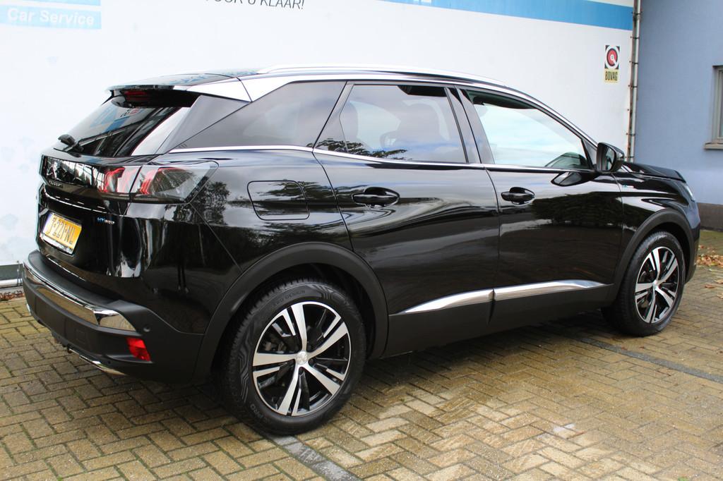 Peugeot 3008 1.6 HYbrid 225 GT | Incl. 12 maanden Garantie |, 12 maanden, Leder en Stof, Zwart, Origineel Nederlands